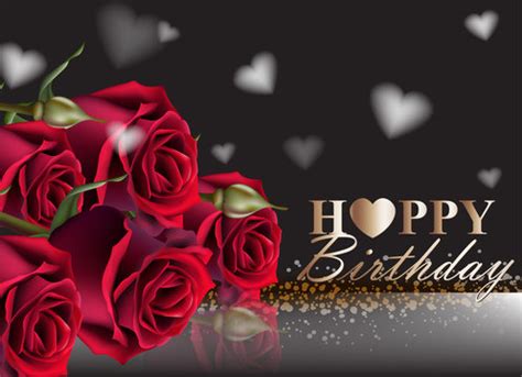 Happy Birthday Red Roses Images