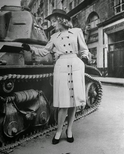 Beautiful Women's Fashion in Post-Liberation Paris, 1944 ~ Vintage Everyday