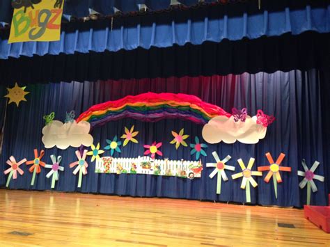 Stage Decorations for Elementary Concerts from Easy to Elaborate in 2022 | Stage decorations ...