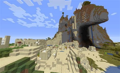 Zombie Village and Mountain Savanna Seed for Minecraft 1.16.4