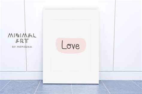 The Text "love" Wall Art is Handwritten Graphic by Momixzaa · Creative ...