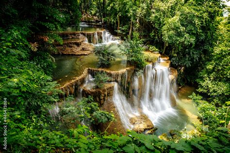 Khuean Srinagarindra National Park, Huay Mae Khamin Waterfalls, in ...