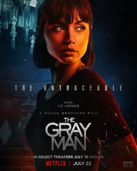 Ana De Armas - "The Gray Man" Poster • CelebMafia