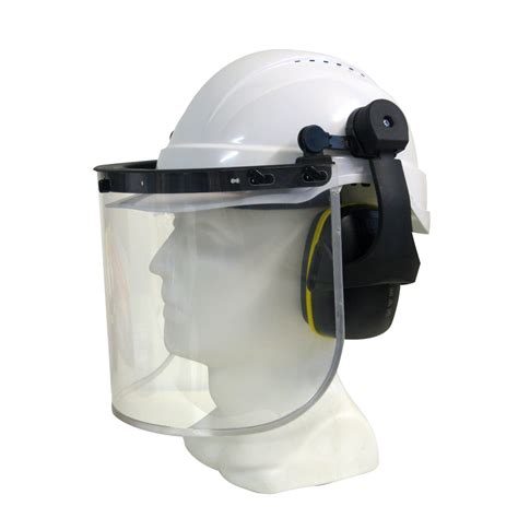 VENTED HARD HAT WITH CLEA R VISOR AND ROCKMAN EARMUFFS - AusTech Prod ...