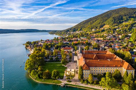 Tegernsee, Germany. Lake Tegernsee in Rottach-Egern (Bavaria), Germany ...