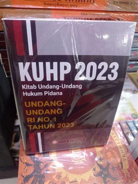 Buku KUHP 2023 UU RI. NO. 1. TAHUN 2023. | Lazada Indonesia