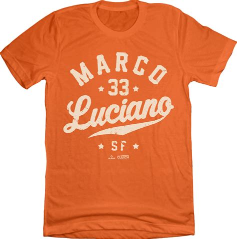 Marco Luciano 33 SFG | San Francisco Baseball Gear | In The Clutch