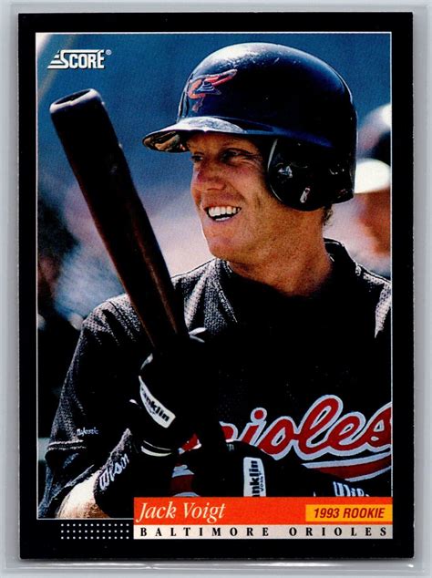 1994 Score Rookie Baseball #580 Jack Voigt Baltimore Orioles | eBay