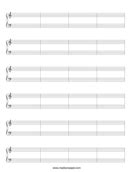 Blank Piano Sheet Music – Madison's Paper Templates