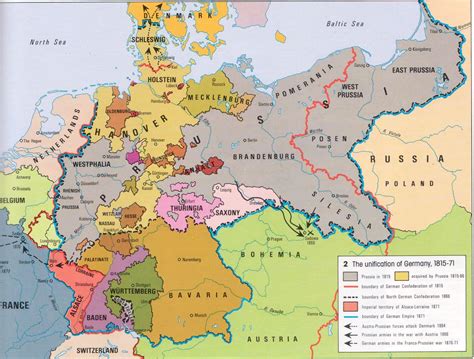 Mapa - La Unificación de Alemania 1815-1871 [The Unification of Germany ...