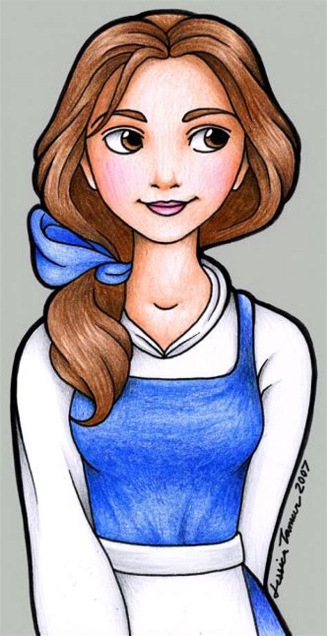 Belle #pencildrawing #pencil #drawing #beautiful | Disney character ...