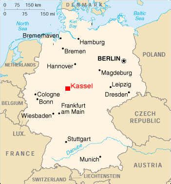 Kassel Map - Germany