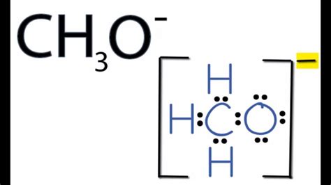 CH3O- Lewis Structure: How to Draw the Lewis Structure for CH3O- - YouTube