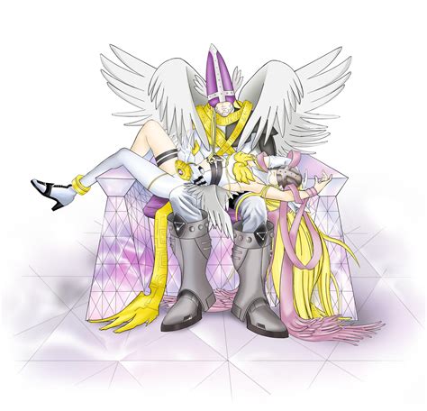 Holy Angemon and Angewomon by Ayhe on DeviantArt