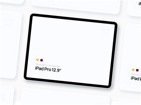 iPad Pro Black and White Free Mockup – FreeMockup.net