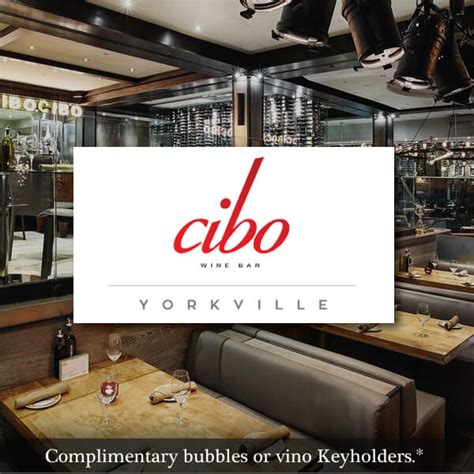 Cibo Wine Bar (Yorkville) | Toronto Key To The City