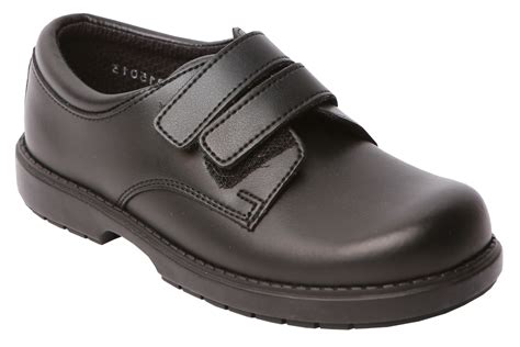 Greencross Velcro School Shoes - Black – Gem Schoolwear