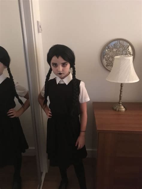 Wednesday Addams costume | Wednesday addams costume, Wednesday addams costume diy, Wednesday costume