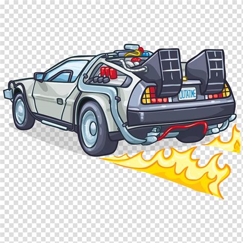 Back To The Future Car Decal Back To The Future Car Wall Decal Film ...