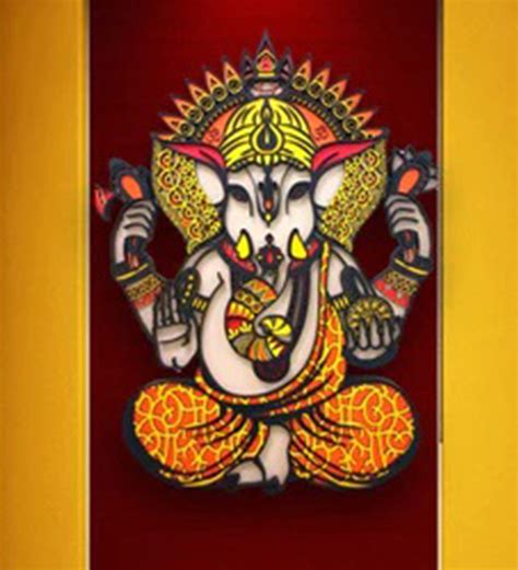 Buy Lord Ganesha Multicolor Mandala 3D Wooden Wall Art at 56% OFF by Clawcrafts | Pepperfry
