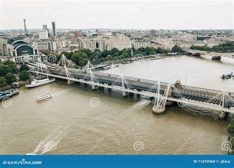 Aerial View from London Eye. Editorial Stock Photo - Image of county, space: 71693968