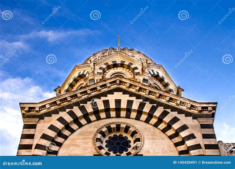 Basilique Notre-Dame De La Garde Stock Image - Image of european ...