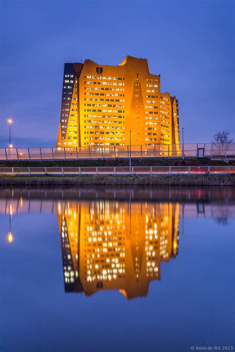 Gasunie Groningen at blue hour - Koos de Wit - Photography