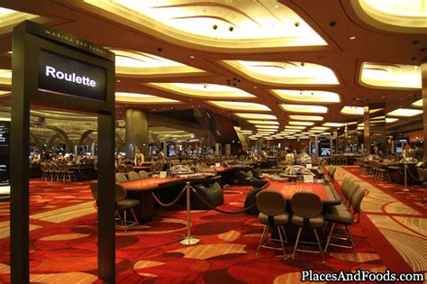 Exclusive Marina Bay Sands Singapore Casino Pictures - Places and Foods