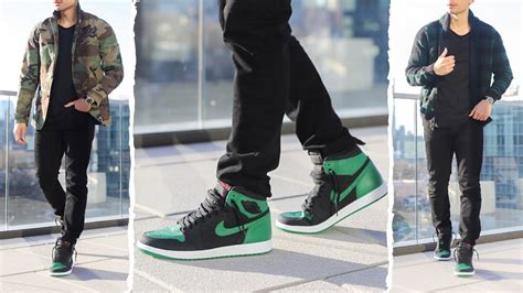 3 WAYS TO STYLE AIR JORDAN 1 PINE GREEN | Tailored Hype - YouTube