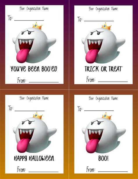 Template halloween candy gram | PosterMyWall