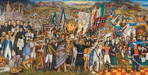 El mural Retablo de la Independencia de México - Universidad Autónoma de Tamaulipas