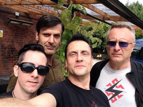 Die Krupps out the back of The Talking Heads music venue in Southampton, England. August 1st ...