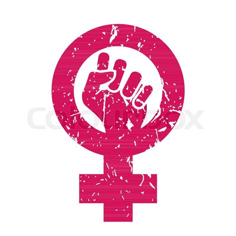 Feminism Symbol Vector. Feminism ... | Stock vector | Colourbox