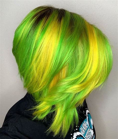 15 Bold and Vibrant Lime Green Hair Color Ideas