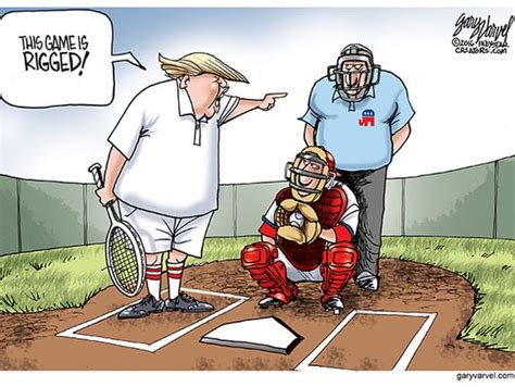 Cartoonist Gary Varvel: Trump claims system is rigged