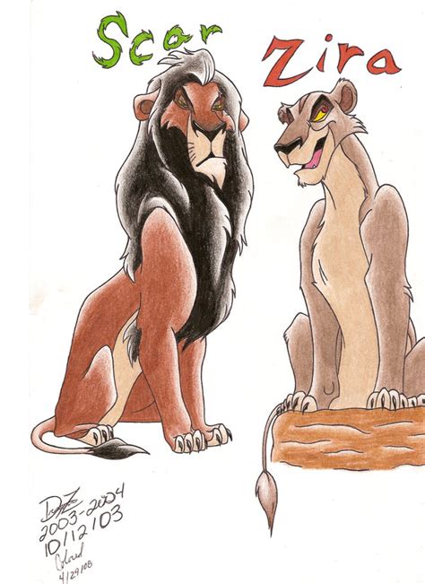 Scar and Zira - Scar and Zira Fan Art (24632162) - Fanpop