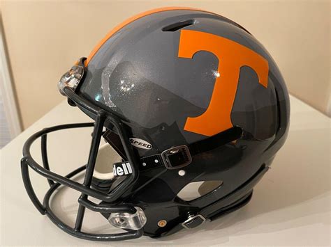 Game-Worn Tennessee Vols Football "Smokey Grey" Helmet | #3780418048