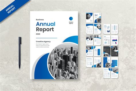 25+ Best Free Annual Report Template Designs 2021 - Theme Junkie