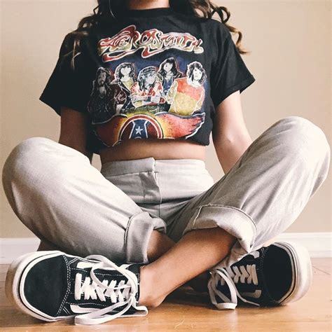 Vans Old Skool Skate Shoe - Black in 2020 | Retro outfits, Aesthetic grunge outfit, Cute casual ...