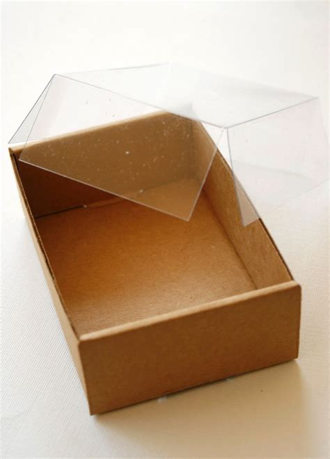 Heavy Kraft Cardboard Boxes set of 20 Clear Top Perfect