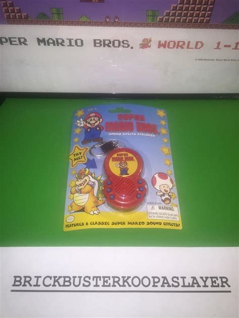 Super Mario Bros. Sound Effects Keychain - **NEW** | #1827986747