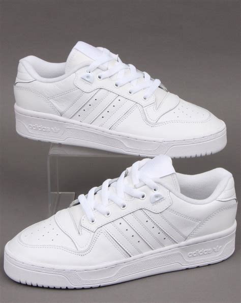 Adidas Rivalry Low Trainers White/White - adidas @ 80s Casual Classics