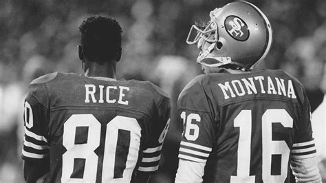 Joe Montana and Jerry Rice Named Top QB-WR Tandem