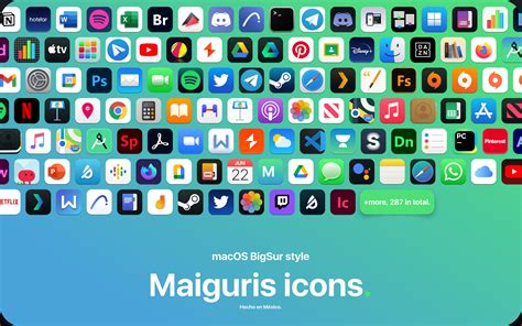 MacOS Big Sur Icons