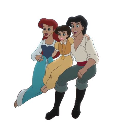 Ariel, Melody and Eric by Lady-Angelia-13 on DeviantArt