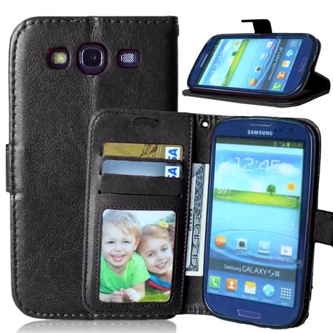 For Samsung Galaxy S3 / S3 Mini Phone Cases Wallet Flip Leather Case ...