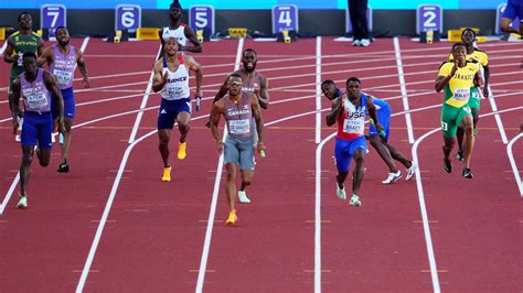 American Men Win the Silver in the 4x100-Meter Relay. - The New York Times