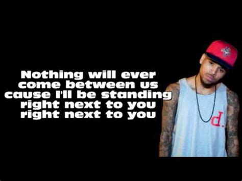 Chris Brown - Next To You [Lyrics On Screen] - YouTube