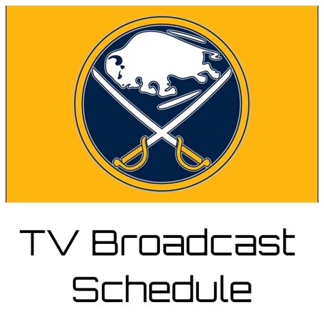 Buffalo Sabres TV Broadcast Schedule 2024-25 | MSG Network