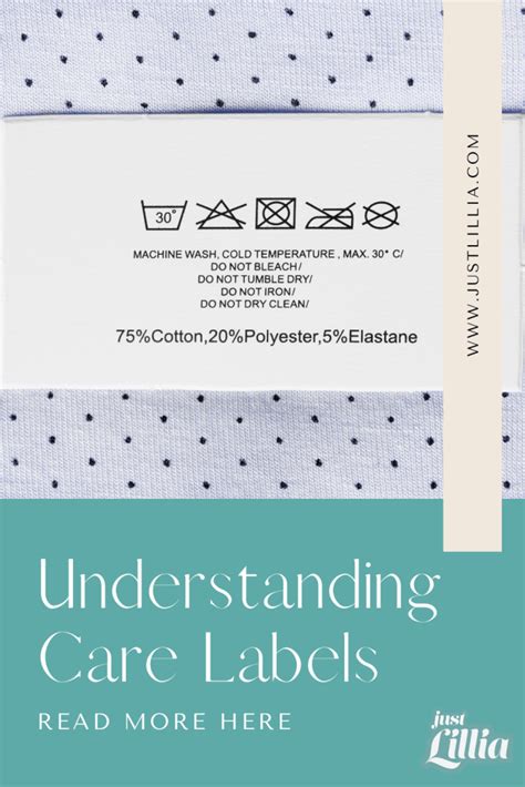 Understanding Fabric Care Labels – Just Lillia